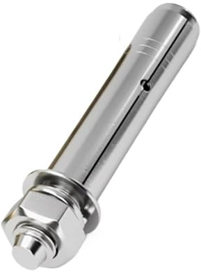 Bulloni di ancoraggio for calcestruzzo a mezzo dente in acciaio inossidabile 304, viti di espansione, bulloni di ancoraggio a gancio di espansione(M10x120)