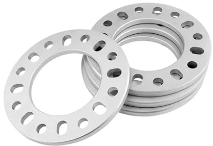 Kit Separadores Aluminio Adaptador Rueda Para Chevy Para Avalanche 2500 (2 Unidades) Espaciadores 12 Mm Para Mayoría Patrones Pernos 8 Birlos PCD 8x6.5 8x165.1 8x170 8x180 Espaciadores Rueda