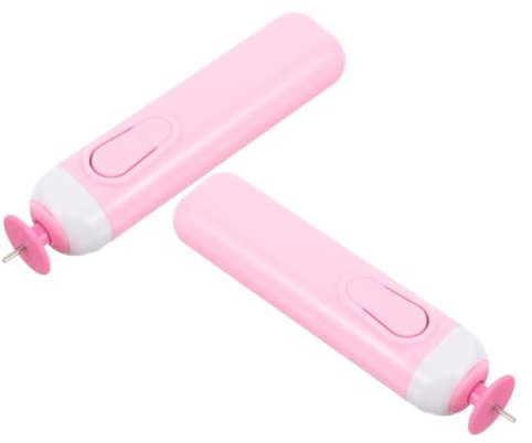 COHEALI 2 Pezzi Penna Elettrica Quilling Strumento Slotted per Arti Fai da Te Rotolatore Carta Manuale Veloce per Progetti Creativi e Decorazioni