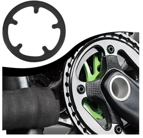 ITRHJTGP Protector Cadena Bicicleta Protección de piñón Bicicleta montaña, Juego bielas, Protector manivela, Anillo Rueda Cadena, Accesorios Ciclismo para Bicicleta