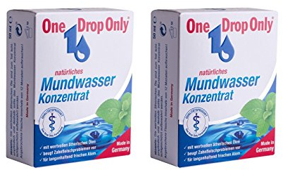2x ONE DROP ONLY natuerliches Mundwasser Konzentrat 50ml natural mouth wash