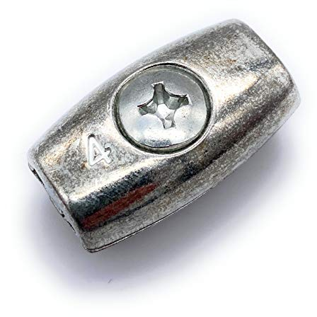 10 Stk. Drahtseilklemme Eiform Ø 3 mm [ Größe Wählbar 2-6mm] Seilklemme für Drahtseile aus Stahl Verzinkt (Stahl, verzinkt, 3mm)