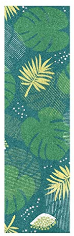 Feuillage des Plantes Palmier Tropical Grip de Skateboard Bande Grip Antidérapante,Auto-adhésif Griptape de Longboard,sans Bulles,Peut êTre Coupé(84 * 23cm 1pcs)
