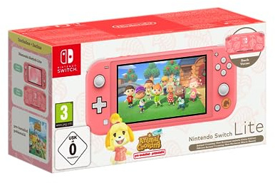 Console Nintendo Switch Lite - edizione Speciale Animal Crossing, Corallo