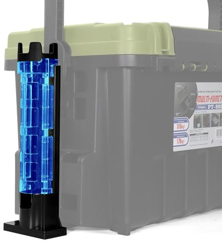 Pro Tackle Rod Stand Rutenhalter - Platzsparende Aufbewahrung für Angelruten - Vielseitig einsetzbar (Blue)
