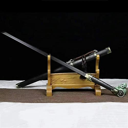 Handgjord träsvärd med kycklingvinge 105 cm, träsvärd, Katana Iaido, Kendo träning för kinesisk kampsport, boken för rollspel, Iaido, samling, heminredning, temafest