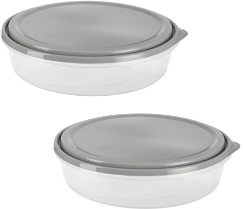 GoodCook EveryWare Extra Large 12 inch Round Container 2 pack, BPA Free