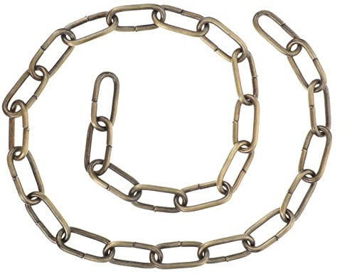 Alipis Chaîne De Lampe Suspendue En Fer 5 Carré 1 Mètre Couleur Bronze Ancien, Accessoire De Lustre Décoratif Pour Salon Maison, Chaîne De Lustre Solide Et Décorative