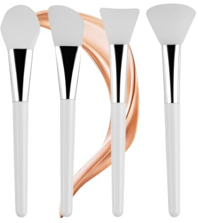 OUDQFCJ Pennelli Maschera Viso in Silicone, Applicatore per Maschere Viso, Pennello per Maschera, Ideale per Maschere Viso, Maschere Occhi, Sieri, Maschere Detergenti o Skincare Fai-da-te