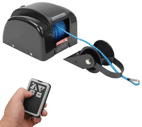 Electric Anchor Winch 12V, Heavy Duty Windlass for Boats and Yachts, Effortless Anchor Handling for Marine and Trailers