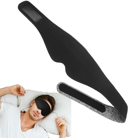 Eye Cover Sleeping, Breathable Light-Blocking Sleep, Soft Travel Eyeshade to Your Naps and Deep Rest, Ideal for Home, Train, Flights, Long Car Rides or Daily Relaxation, Color Black