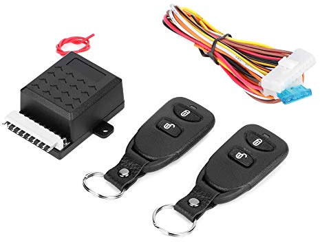 Aramox Car Remote Lock, Universal Car Central Alarm System Remote Control Anti Theft Key Locking Kit
