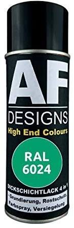 4 IN 1 Ral 6024 Verde Vehículo Dickschichtlack Laca Spray Lata de Aerosol