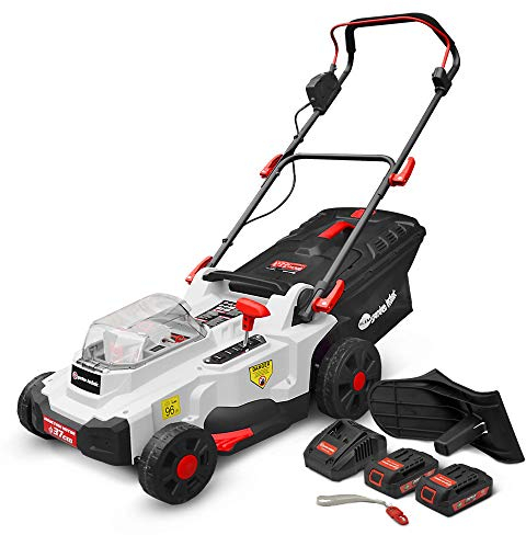 Tondeuse Rechargeable 40V (2x20V) 37cm - Batteries et Chargeur fournis - Elem Garden