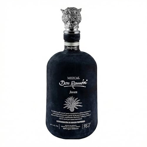Don Ramón Mezcal Joven Salmiana 70 cl | Mezcal Artesanal Mexicano, 100% Agave Salmiana, con Notas Cítricas y Frescor Ideal para Cócteles