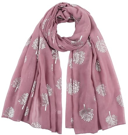 Generico Fascia Bambina 10 Anni Sciarpa da donna Sciarpe regalo Scialle Sciarpa morbida e leggera Sciarpa regalo con scialle avvolgente con stampa floreale retrò Felpa Offerta Day (Pink, One Size)