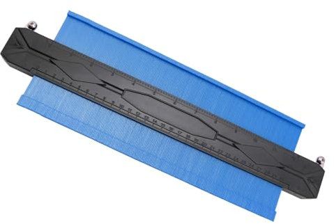 Medidor de contorno con cerradura de aluminio de 5 o 12 pulgadas, herramienta de calibre de contorno para medir patrones irregulares de carpintería