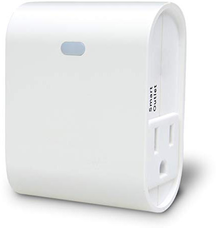 EVA LOGIK Z-Wave Smart Outlet, Dual Outlet Plug, Indoor Use, Hub Required