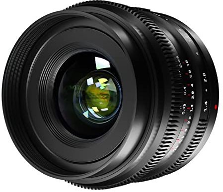 7Artisans Lente Focal Fija de fotograma Completo de 35 mm F1.4 Mark Ⅲ con Enfoque Manual y Gran Apertura Compatible con cámara Nikon Z Mount Z50 Z6 Z7 Z6 II (Negro)