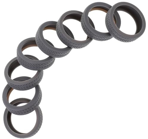 CIYODO 8pièces Housses De Protection Roues Valise Caoutchouc Antidérapantes Réductrices De Bruit Protection Sol Et Roulettes Valises Et Facile à Installer