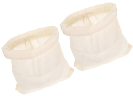 DIYEAH Lot De 2 Sachets Filtrants Pour Lait De Soja Sachets Pour Filtrer Le Miel Sachets Réutilisables Pour Lait De Noix Sachets Pour Yaourt Sachets Réutilisables Pour Lait De Noix