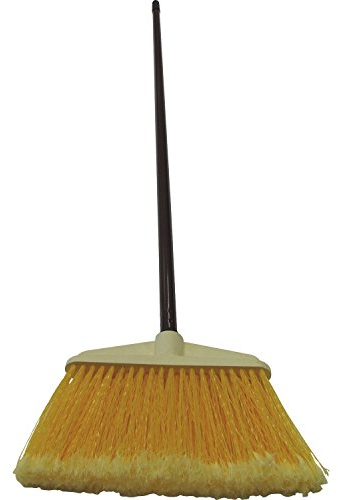 Haus- und Hof-Besen | mit Kunststoff-Fasern und Metallstiel | 1,3 m | 1 Stück