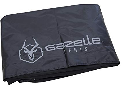Gazelle Tents™, G5 5-Sided Gazebo Footprint, 300D, Waterproof Ground Tarp, 5 Tack Down Stakes, GA107
