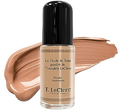 T. LeClerc - Fluide de Teint Poudré - Teinte 05 Beige Ambré Mat - Vegan - Testé Sous Contrôle Dermatologique