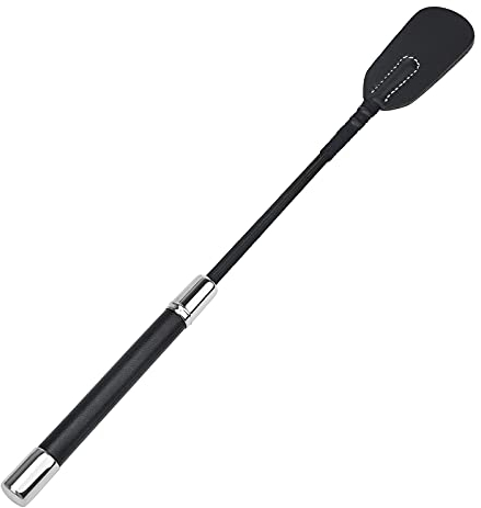 Zhichengbosi Reitgerte, Kunstleder, 35 cm, Schwarz