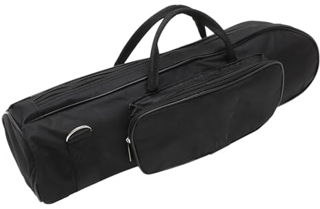 Cabilock Borsa Leggera Tasca Tracolla per e Oxford Tromba Nero Laterale Confortevole Frontale per Trasporto e Custodia Strumenti Musicali