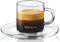 Nespresso Vertuo Espresso Set 2 Glasses 2 Saucers 2 Spoons