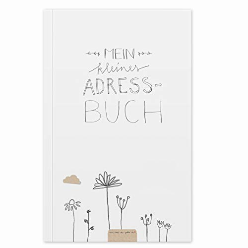 Eine der Guten Adressbuch & Geburtstagskalender, kleines handliches Notizbuch, mit Register zum Ausschneiden, Softcover, liniert, 11,5x18 cm, 120 g Recyclingpapier, CO2 neutral