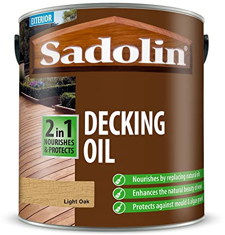 Sadolin Wet Wood Decking Stain 2.5 litre Colour - Light Oak
