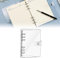 A5 Ringbuch, A5 Binder, Ringbuchordner, Ringbuch Abdeckung, Loseblatt Notizbuch, Budget Binder, Transparent, 6 Löcher (Packung Enthält Nur Das Gehäuse Ohne Innenkern)
