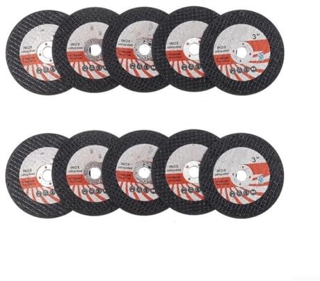YUETTYY 10 Pcs 75 Mm Mini Dischi Da Taglio In Resina Circolare, Per Smerigliatrice Angolare, Disco Abrasivo Per Disco Da Taglio Utensili Elettrici