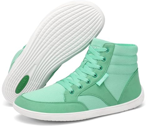 Saguaro Zapatos Barefoot de Caña Alta Unisex con Pies Anchos & Drop Cero, Gr.36-48