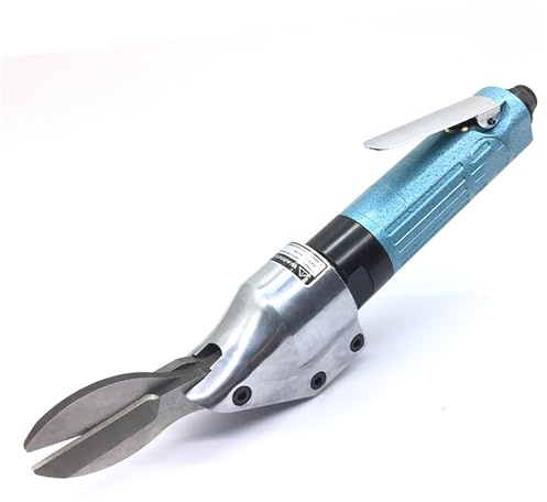 CHANGLKJ Industrial Pneumatic Scissors, Handheld Air Nibbler, Pneumatic Metal Cutting Tool 2000rpm, High Sharpness and Hardness, Cutting Fast and Sturdy Structure, for Iron Sheets, Aluminum Sheets