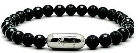 arana's® - Pulsera TURMALINA con cierre imantado - Bolas de 6 mm - Piedras energéticas para mujer y hombre - Repele malas energías - Protección ondas electromagnéticas (Turmalina)