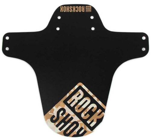 Rockshox 710845841873 Garde-Boue Fender Noir/Impression Camo Tan Unisex-Adult, Black, Taille Unique