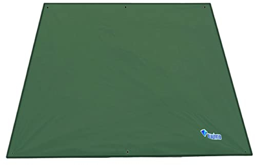Azarxis wasserdichte Zeltplane,Tarp für Hängematte, Zeltteppich Vorzeltteppich Vorzeltboden für Ourdoor Camping Sandstrand (Grün, S - 1.5x2.2m)