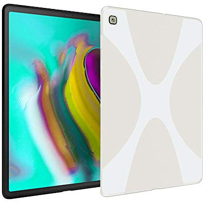 Lobwerk Schutzhülle für Samsung Galaxy Tab S5e SM-T720 T725 10.5 Zoll Silikon Hülle Slim Case Ultra Dünn (Weiß)