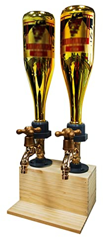 Spillatore Birra Da Casa, Dispenser In Legno Per Vino, Regalo Per La Festa Del Papà, Dispenser In Legno Per Rubinetto Per Birra A Forma Di Rubinetto, per Cene Per Feste, Bar, Arredamento Per(Color:B)