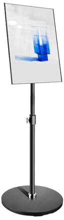 A3 Verstellbarer Schilderhalterständer aus Ferrolegierung, Sockel, Plakatständer, bodenstehender Schilderhalter, Klapprahmenständer für die Anzeige von Hochzeits- und Geschäftsakti