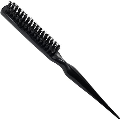 Volume and Shine Teasing Brush - Boar Bristle Brushs - Slick back hair brush - Styling brushs - Teasing comb-1pcs