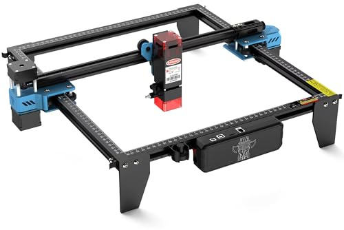 Twoeagles TTS-10 Pro 80W grabador láser de acero inoxidable DIY Logo Impresora Metal TTS-55Pro máquina de grabado láser CNC de corte de madera (TTS 10 Pro)