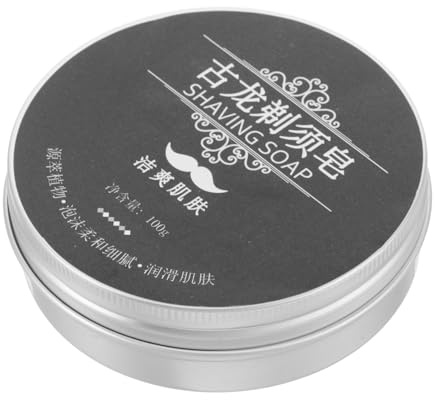 Healeved Jabón De Afeitar Espumoso De Para Hombres y Mujeres Bálsamo Reparador Para y Bigote Para Cuidado De Sensible Afeitado