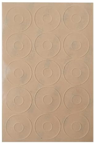 Righelling Grip Dots – Anillos transparentes no resbaladizos adhesivos para el control de la regla de costura y edredón | 30 pegatinas antideslizantes para instrumentos de medición de tela | Guía