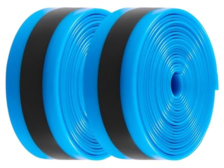 KMRDND Tiras protectoras para neumáticos de bicicleta, protección contra pinchazos para bicicletas, de TPU, universal, para neumáticos de 12 a 29 pulgadas, color rojo y negro, 38 x 1,0 x 2300 mm