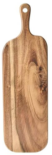 Tagliere - Servizio Taglieri Affettatoi Con Manico, Doppia Faccia In Legno Resistente, Ideale Per Cucina Professionale E Uso Domestico | Preparazione Formaggi, Ristoranti Catering, Campeggio Picnic