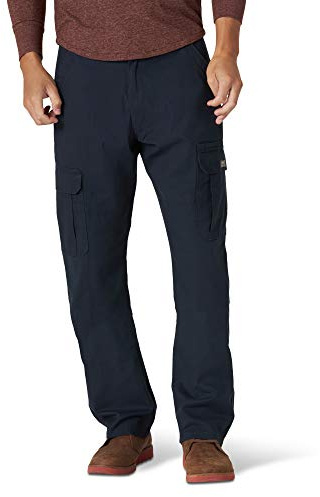 Wrangler Herren Jeans Cargo Pant, Relaxed Fit, Straight Leg, Navy, 38W / 32L